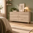 Komoda skandynawska Dąb Sonoma - Kolekcja SCANDI