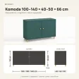 Komoda skandynawska zielony - Kolekcja SCANDI