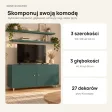 Komoda skandynawska zielony - Kolekcja SCANDI