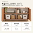 Komoda skandynawska olcha - Kolekcja SCANDI