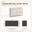 Komoda skandynawska sosna - Kolekcja SCANDI