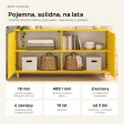 Komoda skandynawska żółty - Kolekcja SCANDI