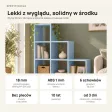 Regał skandynawski schodkowy niebieski - Kolekcja Scandi