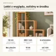 Regał skandynawski schodkowy buk - Kolekcja Scandi