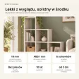 Regał skandynawski schodkowy sosna - Kolekcja Scandi