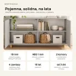Komoda skandynawska szary - Kolekcja SCANDI