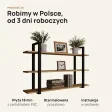 Półka metalowa Dąb Kamienny loftowa