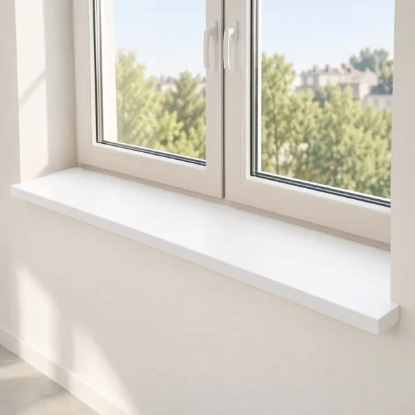Parapet wewnętrzny na wymiar - Biały
