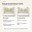 Parapet wewnętrzny na wymiar - Biały