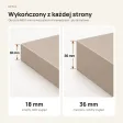 Parapet wewnętrzny na wymiar - Cappuccino