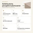 Parapet wewnętrzny na wymiar - Cappuccino