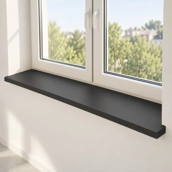 Parapet wewnętrzny na wymiar - Czarny