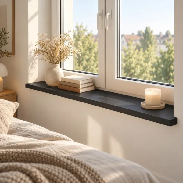Parapet wewnętrzny na wymiar - Czarny