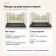 Parapet wewnętrzny na wymiar - Czarny