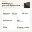 Parapet wewnętrzny na wymiar - Czarny