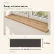 Parapet wewnętrzny na wymiar - Dąb Kamienny