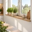 Parapet wewnętrzny na wymiar - Dąb Kamienny