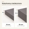 Parapet wewnętrzny na wymiar - Grafit