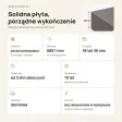 Parapet wewnętrzny na wymiar - Grafit