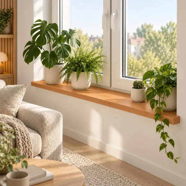 Parapet wewnętrzny na wymiar - Olcha