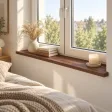 Parapet wewnętrzny na wymiar - Orzech