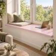 Parapet wewnętrzny na wymiar - Różowy