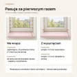 Parapet wewnętrzny na wymiar - Różowy