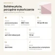 Parapet wewnętrzny na wymiar - Różowy