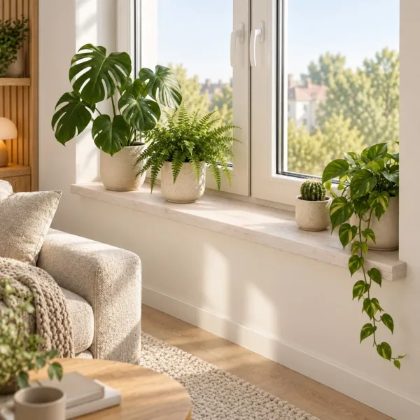 Parapet wewnętrzny na wymiar - Sosna