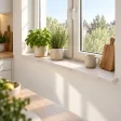 Parapet wewnętrzny na wymiar - Sosna