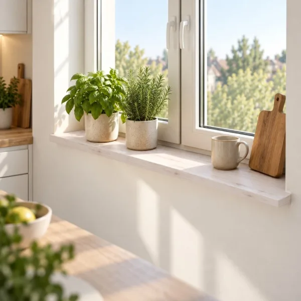 Parapet wewnętrzny na wymiar - Sosna