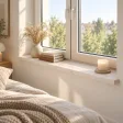 Parapet wewnętrzny na wymiar - Sosna