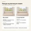 Parapet wewnętrzny na wymiar - Sosna
