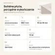 Parapet wewnętrzny na wymiar - Sosna