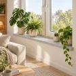 Parapet wewnętrzny na wymiar - Szary