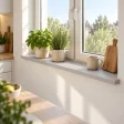 Parapet wewnętrzny na wymiar - Szary