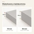 Parapet wewnętrzny na wymiar - Szary