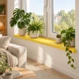Parapet wewnętrzny na wymiar - Żółty