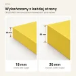 Parapet wewnętrzny na wymiar - Żółty