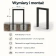 Stojak na rower zalewany