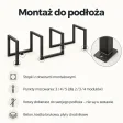 Metalowy stojak na rower spiralny czarny