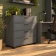 Komoda z szufladami Anna - Grafit