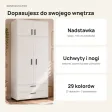 Szafa z szufladami Kamil - Biała
