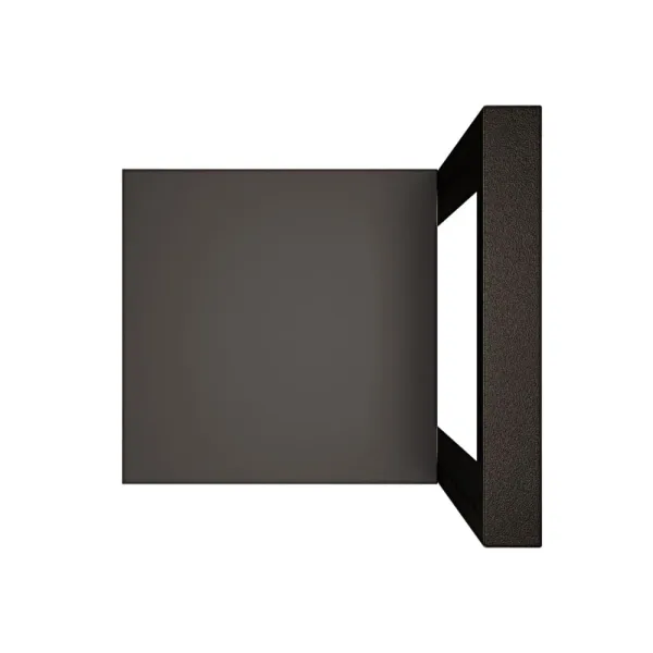 Metalowy Hoker loft z oparciem - Czarny