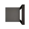 Metalowy Hoker loft z oparciem - Grafit