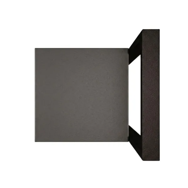 Metalowy Hoker loft z oparciem - Grafit