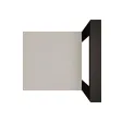 Metalowy Hoker loft z oparciem - Szary