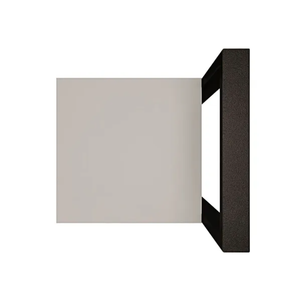 Metalowy Hoker loft z oparciem - Szary
