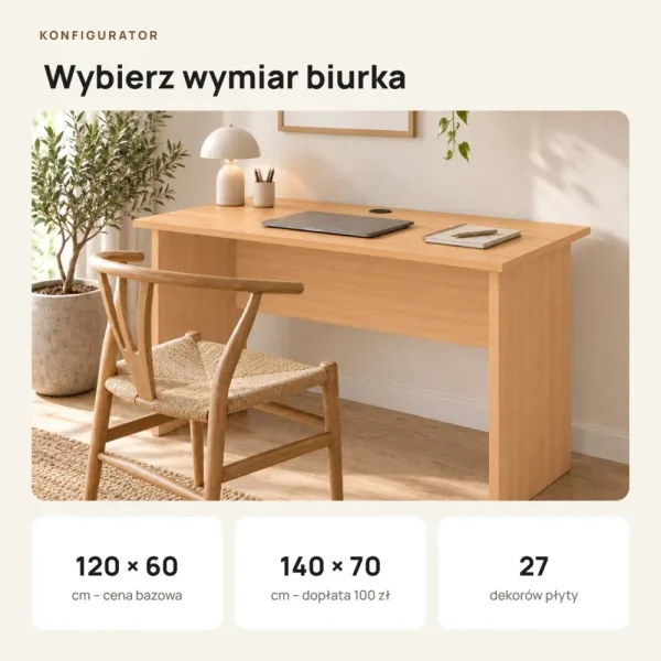 Biurko do pracy - Buk