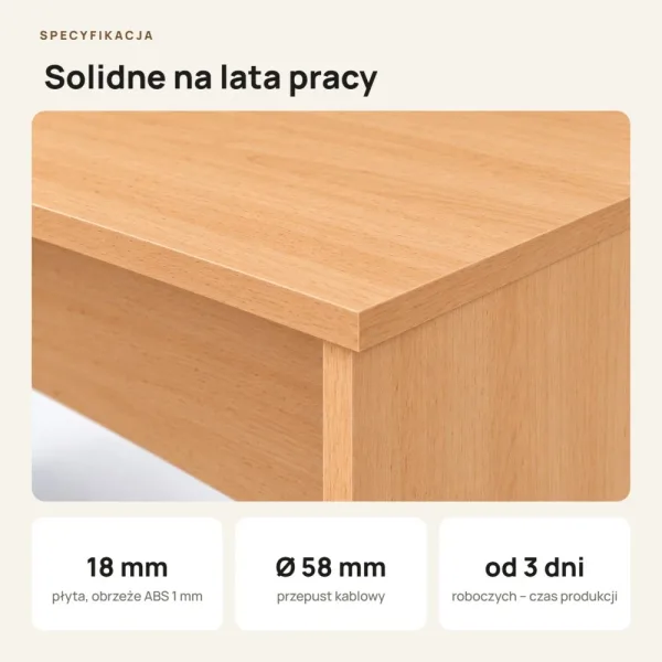 Biurko do pracy - Buk
